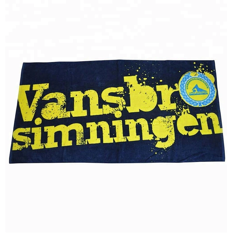 AZO free Luxury Cotton Reactive printing Beach Promotional gift towel
