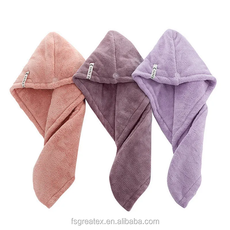 Custom Hair Turban Salon Magic hair drying cap