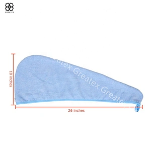 High quality super absorbency quick-dry microfiber turban hair towel