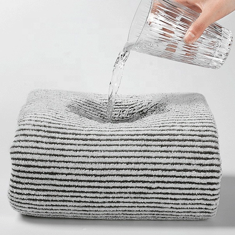 Lightweight printed microfiber hair towel wrap with personalized design
