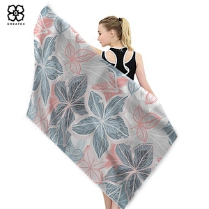 2020 factory wholesale multiple patterns popular microfiber beach swimming towel