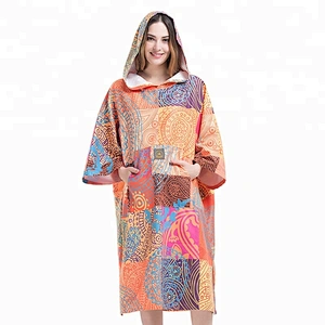 Fashionable Knitted Lady custom surf poncho
