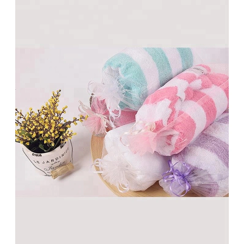 High quality Wrap around multi-colored cotton hair towel