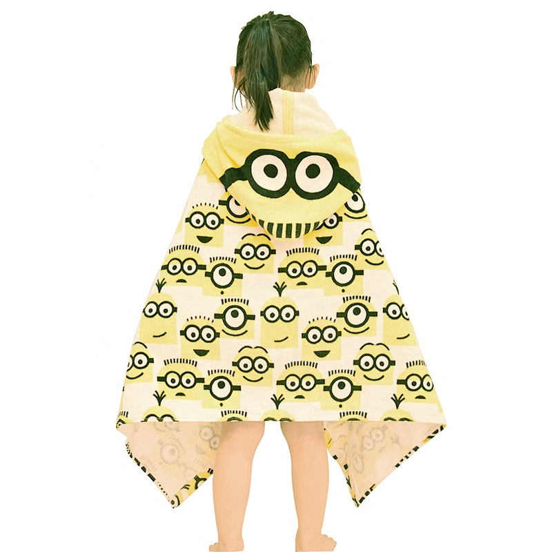Custom Cotton poncho Bath hooded baby towel