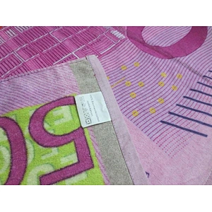 100% baumwolle 500 Dollar Full color printed beach towel