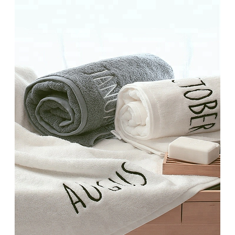 Factory price Super soft cotton white bath towel