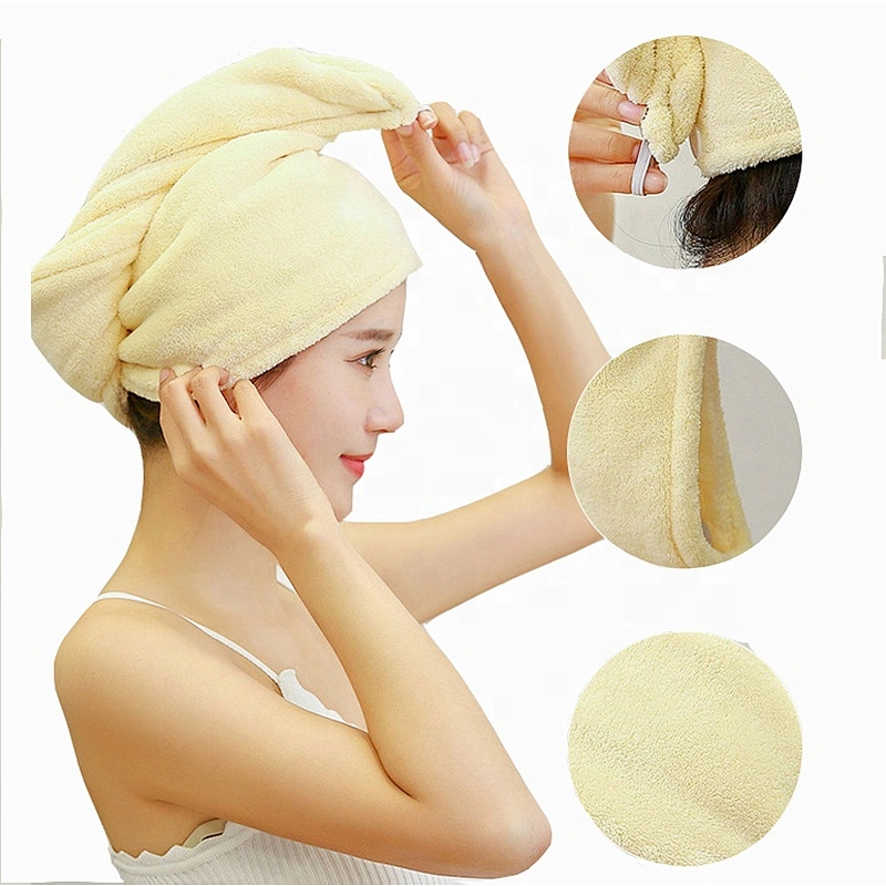 Super absorbent and lightweight printed microfiber hair towel toallas de microfibra china