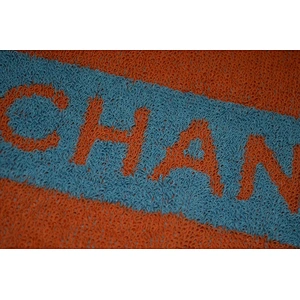 Luxury brand Woven logo cotton custom hand towel