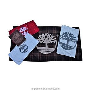 Extra large Cotton Terry Logo Jacquard towel