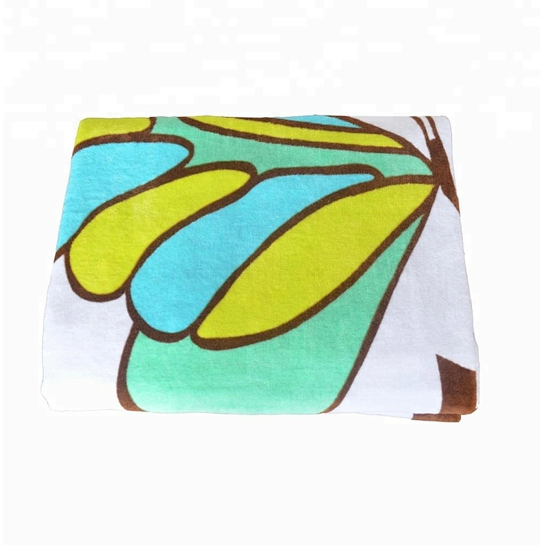 Luxury Print Custom promotional white beach towel
