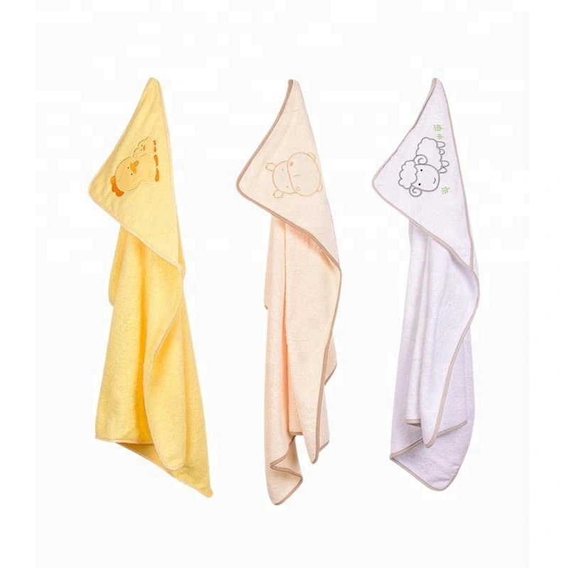 100% Cotton Terry cloth Animal Hooded Towel Baby Bath Cape for sleep,beach,swim