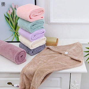 Newest inexpensive novelty super soft quick dry ponyail hair towel hair turban