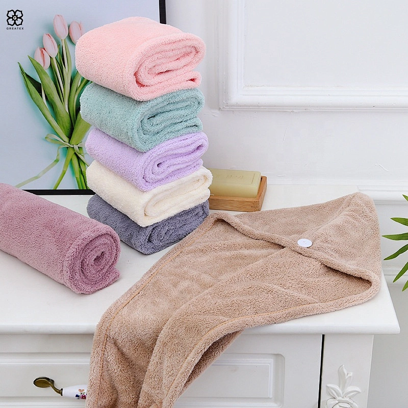 Newest inexpensive novelty super soft quick dry ponyail hair towel hair turban