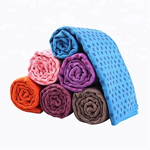 Sport non slip microfiber yoga mat towel