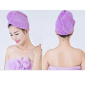 Shower Drying Salon microfiber hair wrap towel