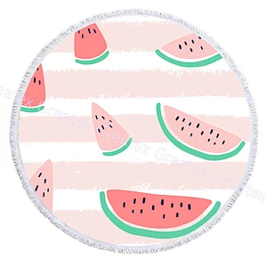 High absorbency quick-dry microfiber non fading printing swimming beach pool towel