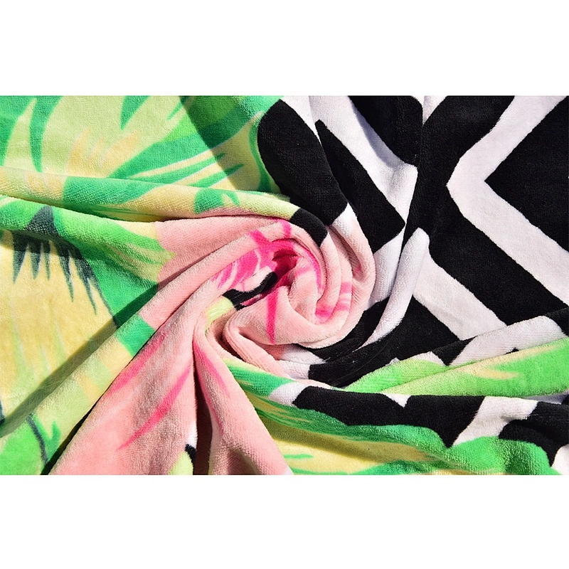 High Quality Custom Colorful Adult Beach Towels with 100% Cotton