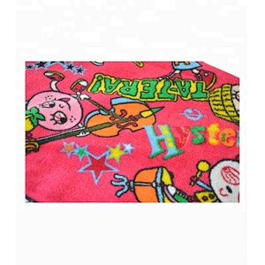 Natural Full color printed Kids funny beach towel