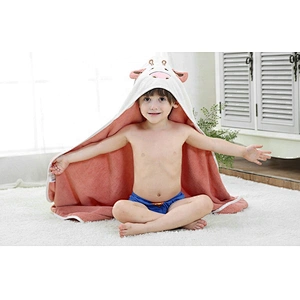 Hot selling personalized children safe and soft cotton shower towel with hood