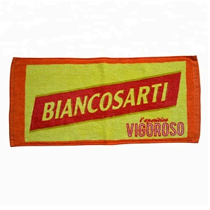 Best selling outdoor sport promotion custom print slogan towel