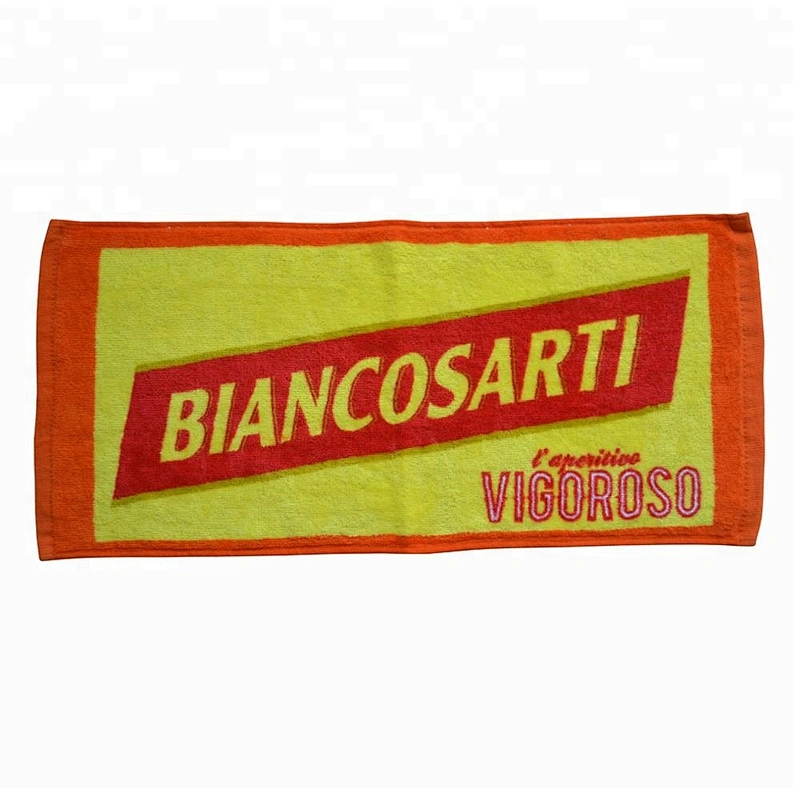 Best selling outdoor sport promotion custom print slogan towel