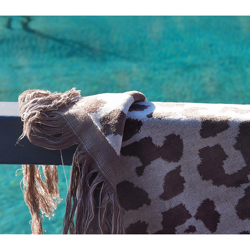 Top quality Leopard Cotton Sexy bath towel