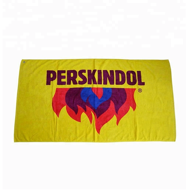 High quality 100%Cotton velour OEM Designed promotional print towel