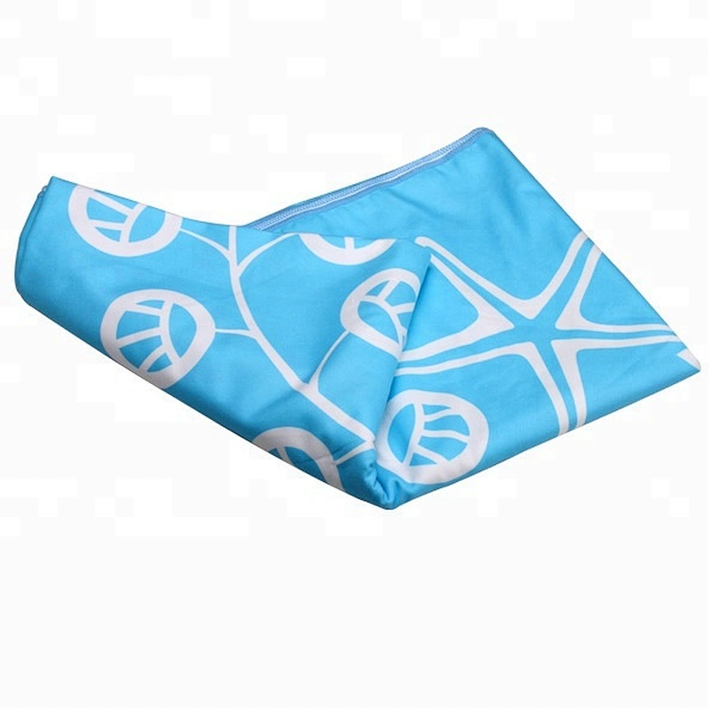 Yoga anti-sweat anti-bacterial custom logo sport towel non slip