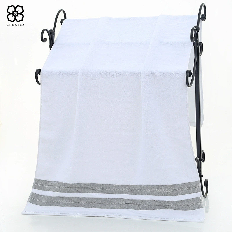 Hot sale standard premium high quality natural cotton bath towel