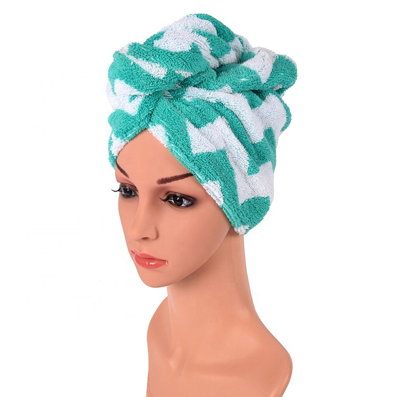 100% Cotton Wrap Around Shower Drying Hair Turban Towel