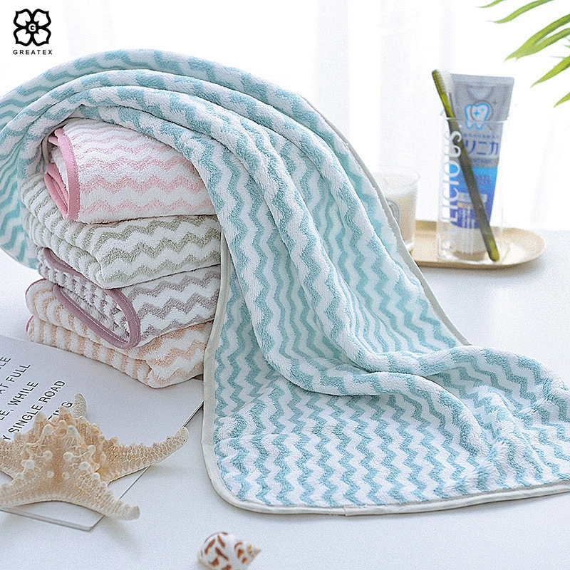 High quality smooth super soft microfiber bath towel set