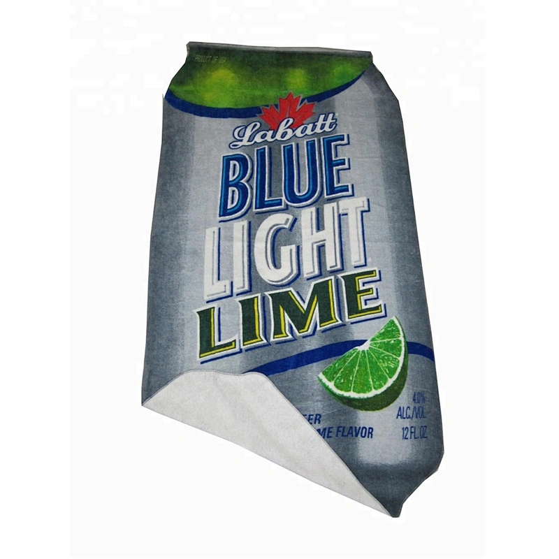 Premium quality custom luxury can shaped Beer premium printed custom towel