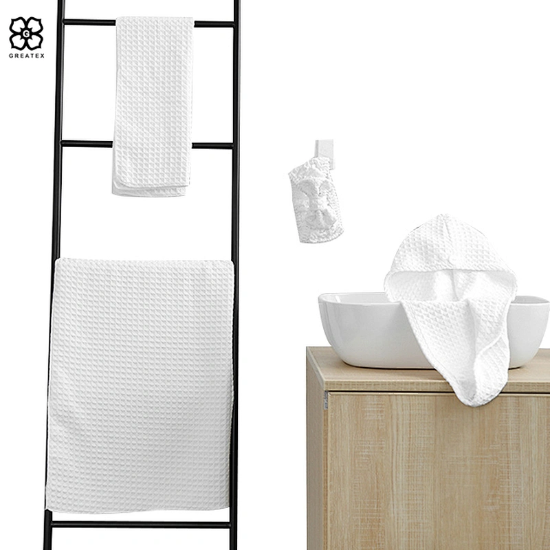 Chinese suppliers dry hair cap bath towel set for women bathing