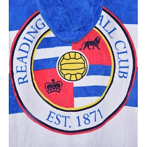 Hot Sale Custom Cotton Velvet Football Printed baby towel poncho