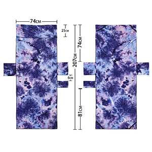 New arrival 100% polyester microfibertie dyed beach towel cover chair