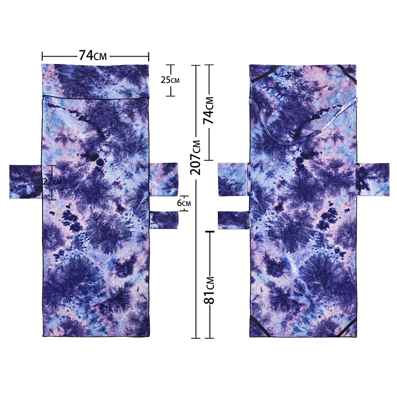 New arrival 100% polyester microfibertie dyed beach towel cover chair