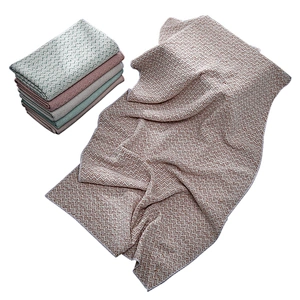 Quick dry anti frizzy hair towel microfiber with custom design for women