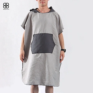 New arrival simple and unisex microfiber changing poncho towel