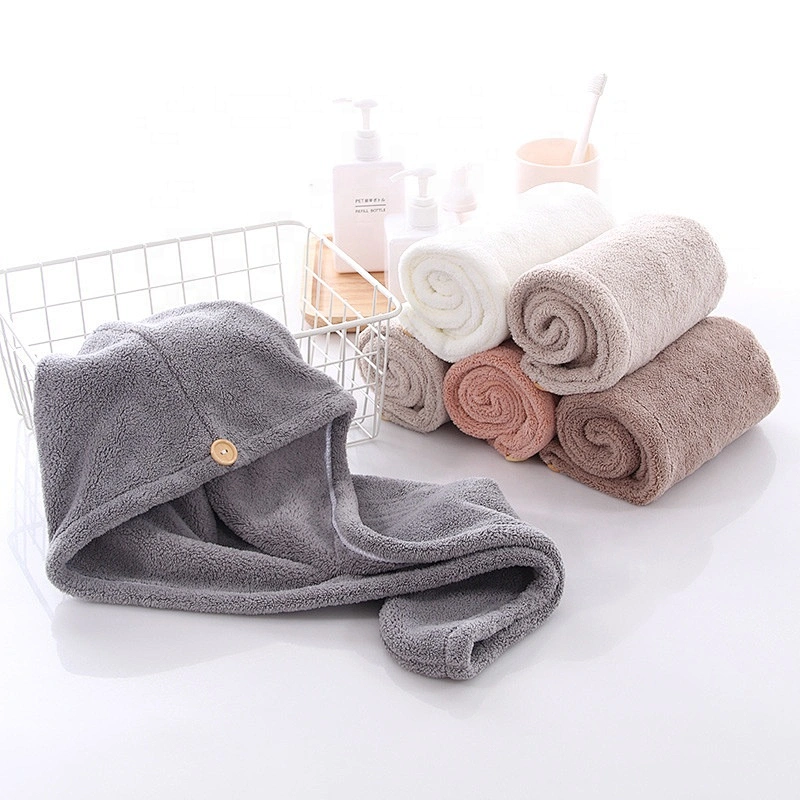 Popular design rapid drying hair turban towel with personalized design for sale