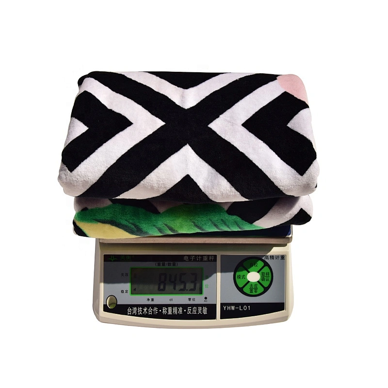 High Quality Custom Colorful Adult Beach Towels with 100% Cotton