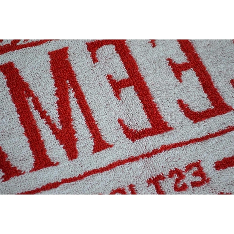 Beer bar Cotton velour Woven logo custom golf towel