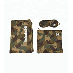 Super soft Camouflage Printed Travel Warming Flannel blanket fleece