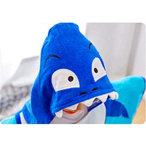 2020 New product  animal designed baby hooded towel poncho for beach