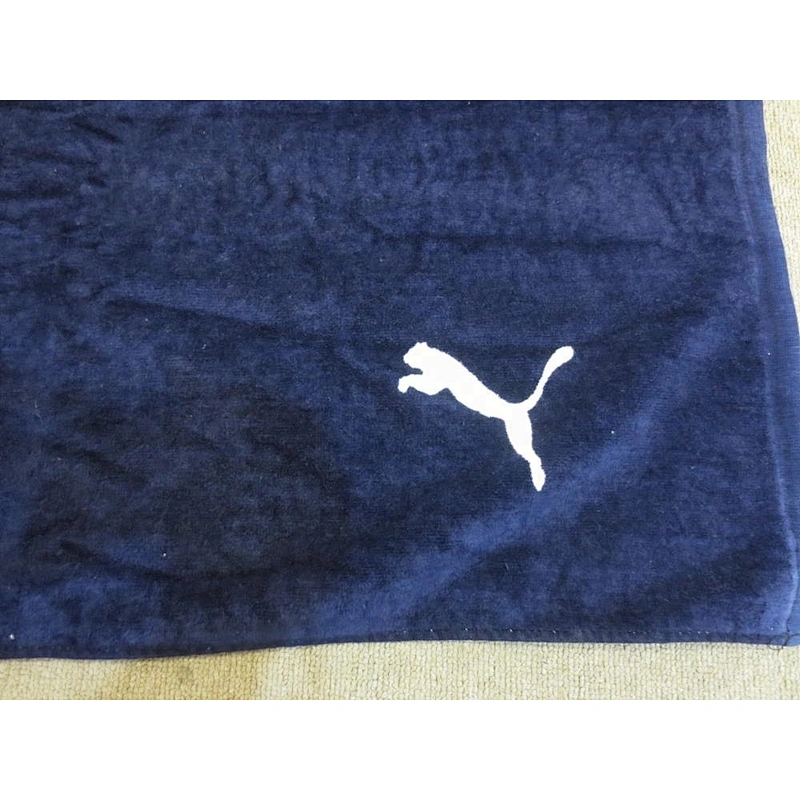 Luxury Customized logo print Black and white beach towels