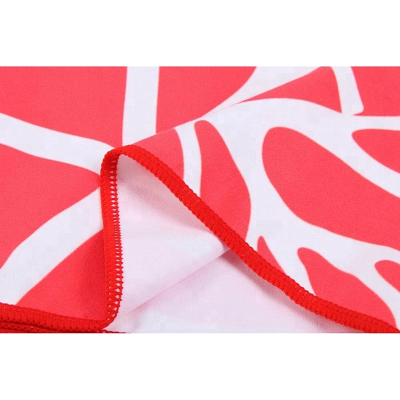 70x140cm chamois microfiber printed beach towel
