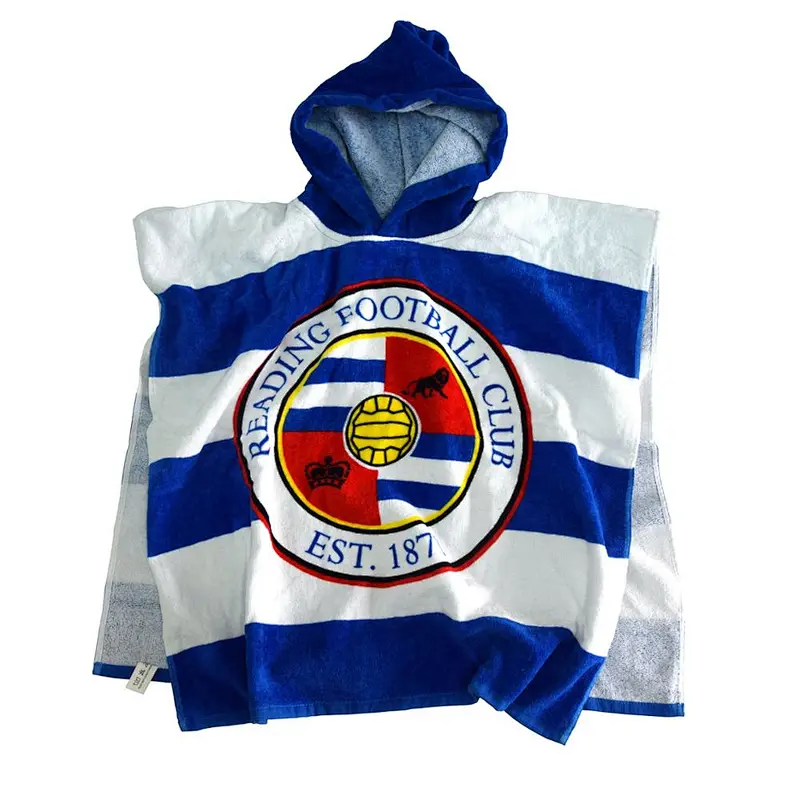 Designer Full color Printed Hooded Cotton Towel baby poncho