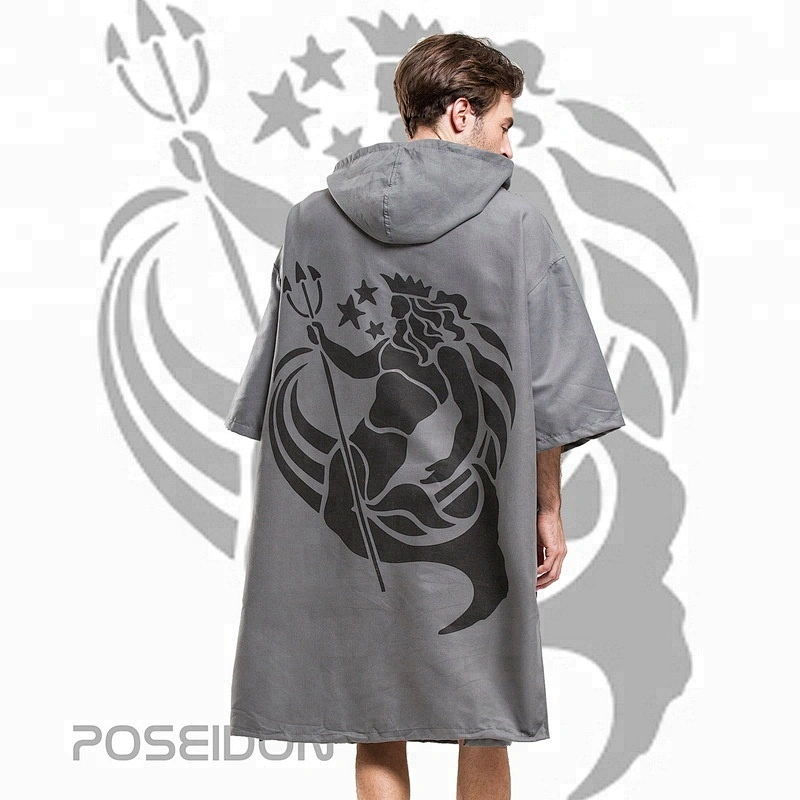 Quick dry Outdoor Dance Robe Surf Changing poncho