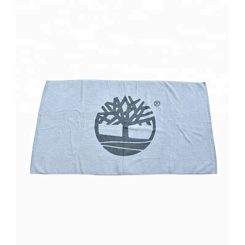 Promotional High end brand Jacquard Bath towel logo