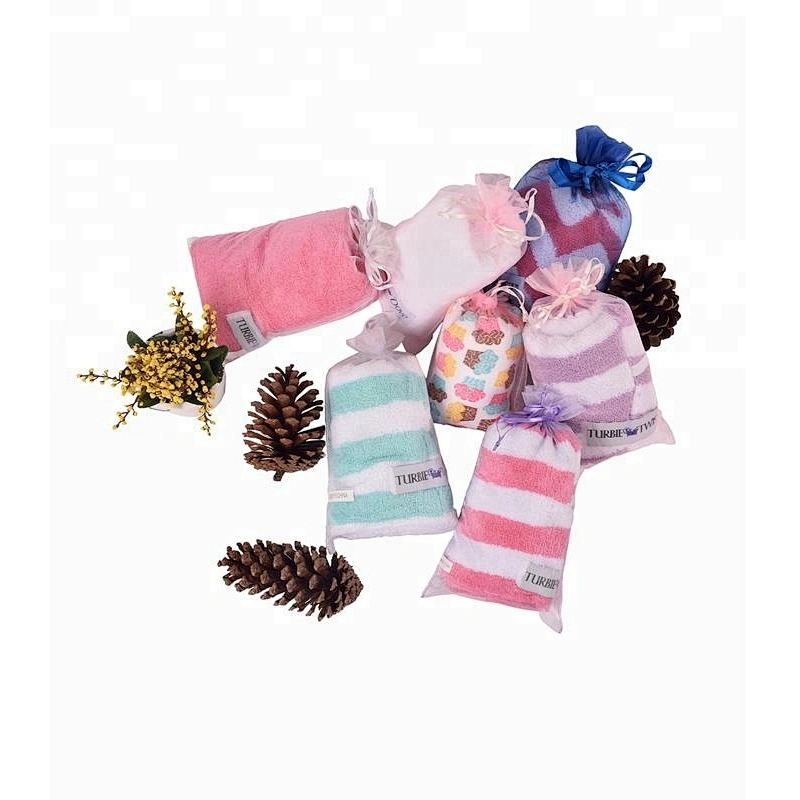 Personalized wrapping Shower Terry cloth hair towel