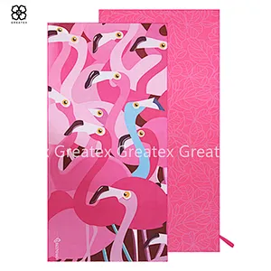2020 Best sale ins style microfiber flamingo towel beach towel